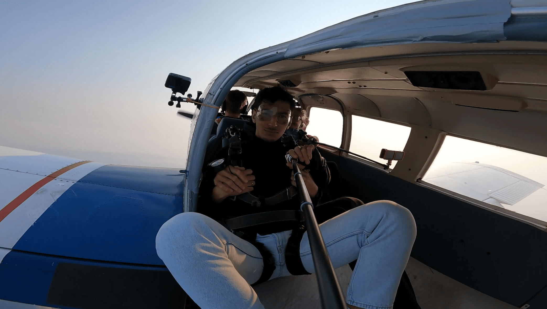 Moi, juste avant de sauter