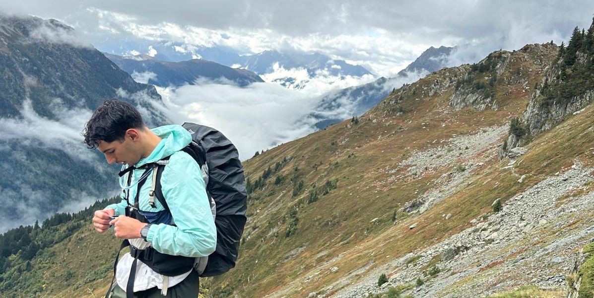 Moi, juste avant de sauter